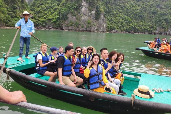 Halong Bay Day Tour With Titop Island, Cave, Kayak & Lunch - Titop Island: climb the steps or go straight to the water