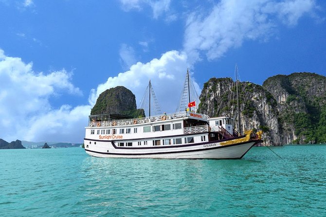 Halong bay Deluxe Cruise 2D/1N: Kayaking, swimming, Titop island & surprise cave - Your Private Cabin: Bathroom Included, Comfort Varies