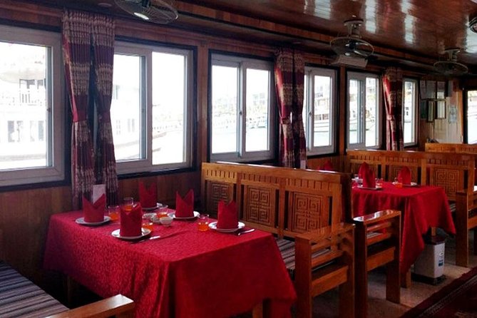 Halong Bay Full Day Tour with All-Inclusive: Boat, Kayak, Island, Cave and Lunch - Lunch onboard: fresh seafood and local dishes (watch the day pacing)