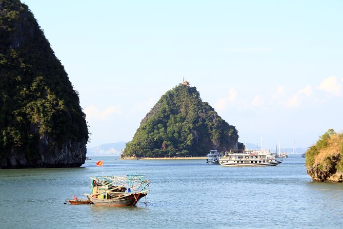 Halong bay full day trip: Visit Surprise cave, Titop island, kayaking & swimming - Food onboard: Vietnamese lunch and what you should bring