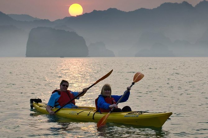Halong bay luxury cruise 2D/1N: Titop island, Surprise cave, Kayaking, Swimming - Luon passes, fishing villages, and the real reason to sleep onboard