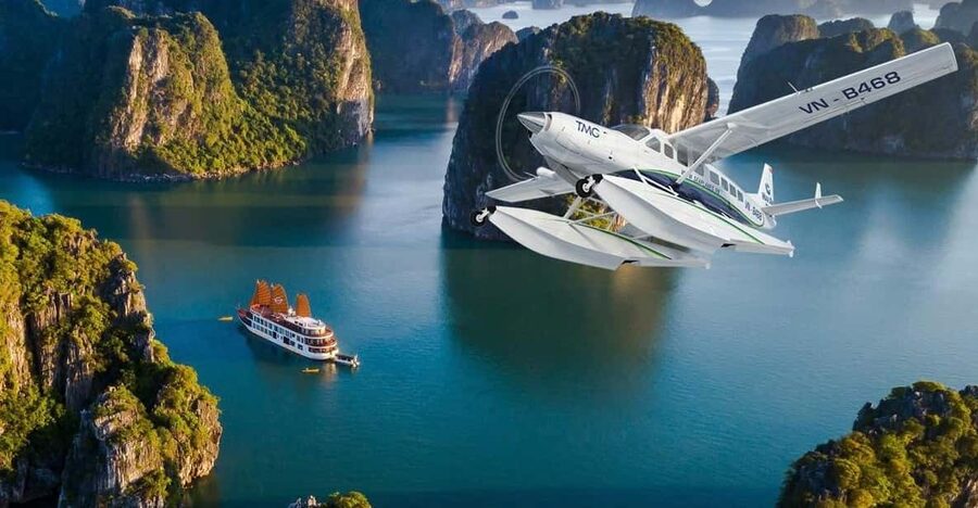 Halong Bay Seaplane - A bird's eye view experience from Sky - Why Halong Bay Feels Different From Above