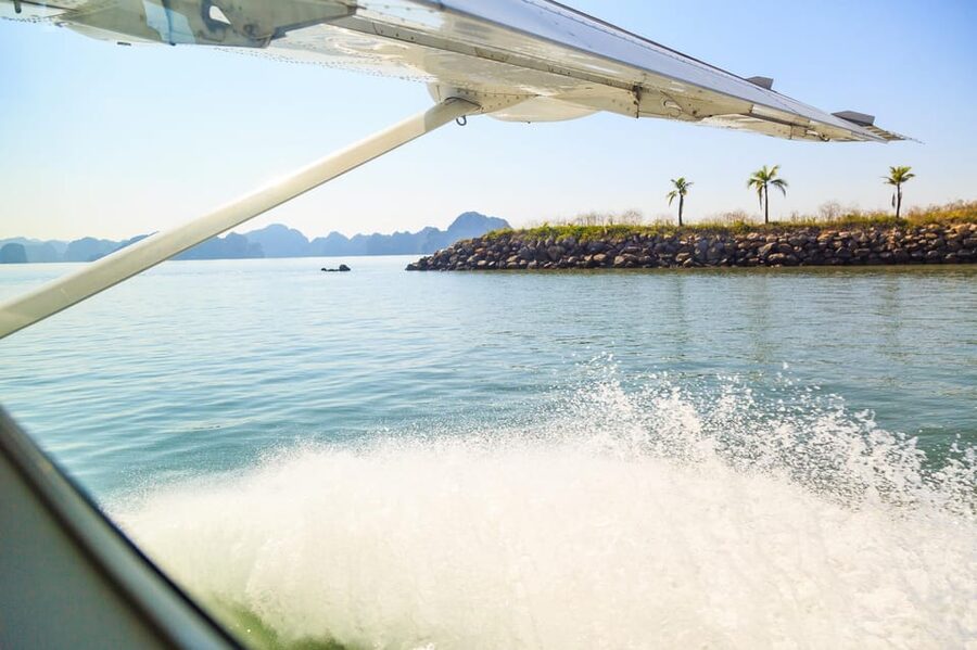Halong Bay Seaplane - A bird's eye view experience from Sky - Timing, Pickup, and the Two Drop-Off Stops