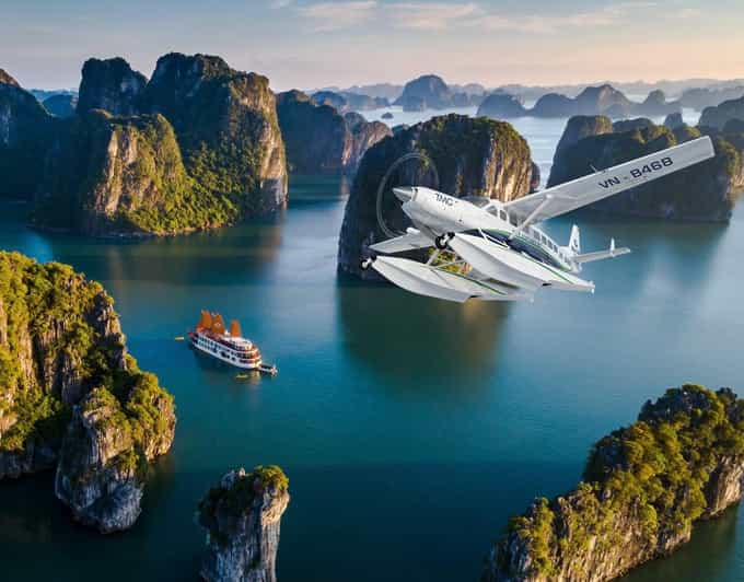 Halong Bay Seaplane - A bird's eye view experience from Sky - Tuan Chau Marina: The Water Takeoff That Changes the Mood