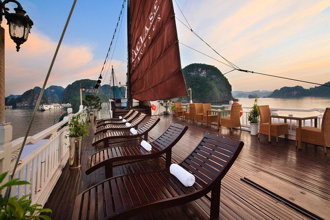 Halong Bay tour 2 days / 1 night on Stellar cruise {New 4 star Cruise}. - Cooking demonstration: spring rolls before lunch