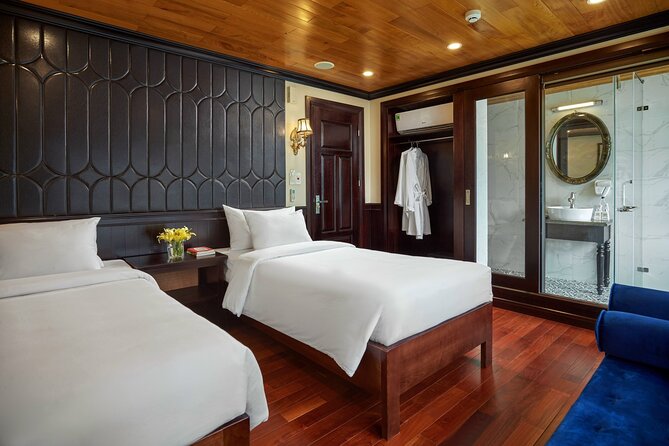 Halong Dragon Bay 5 Star Cruise 2D1N-All Inclusive,Cave,Transfer - Day 1 Timeline: Picking Up, Sailing In, and Choosing Your Water Time