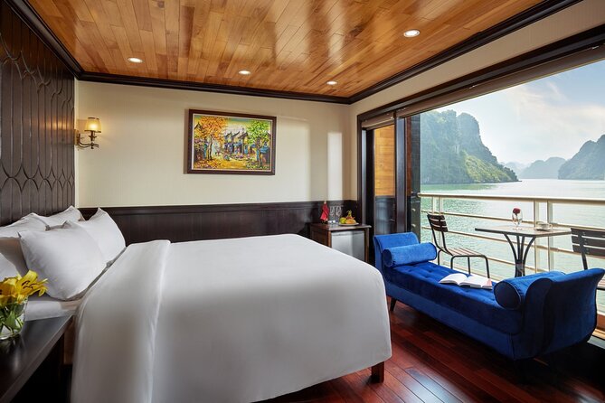 Halong Dragon Bay 5 Star Cruise 2D1N-All Inclusive,Cave,Transfer - Onboard Fun You’ll Actually Use: Cooking, Karaoke, Tai Chi, Squid Fishing