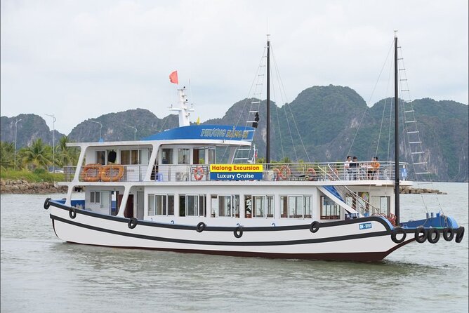 Halong Excursion Cruise with Kayaking, Swimming & Cave Visit - From Tuan Chau Harbor to your first boat meal