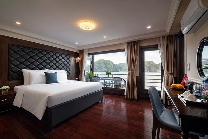 HaLong - LanHa Bay 1 Night On The 2nd Deck with La Pandora Cruises - Sunrise on the sundeck: Tai Chi, coffee, and real quiet water