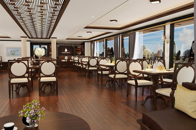 Halong Luxury Cruise 2D/1N: Kayaking, swimming, Titop island, Surprise cave - Food on Board: Where the Cruise Wins Real Value