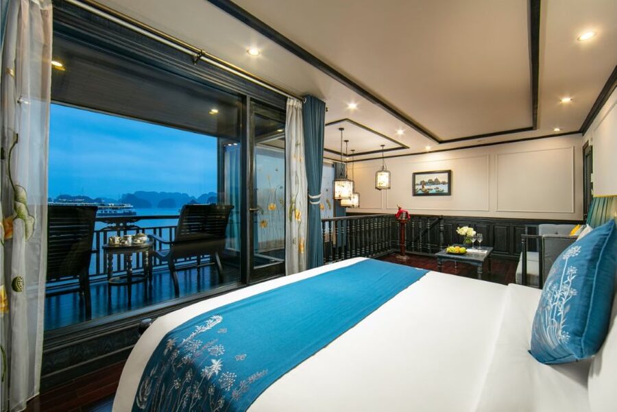 Hanoi: 2-Day Halong & Lan Ha Bay 5-Star Cruise with Balcony - The Cabin Experience: Balcony, Ensuite, and Daily Water