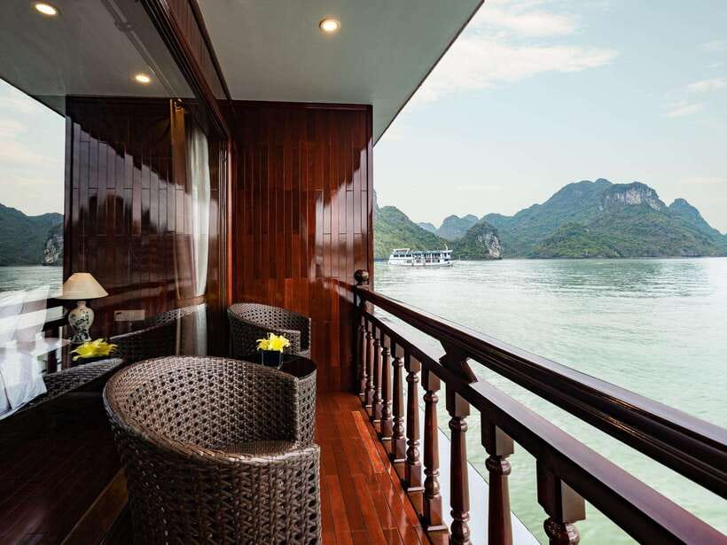 Hanoi: 2-Day Halong & Lan Ha Bay 5 Stars Cruise with Balcony - What You Get for $162: 5-Star Balcony Value in Two Bays