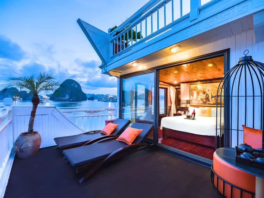 Hanoi: 3D2N Ha Long Bay, Lan Ha Bay by Hera Boutique Cruise - Day 2: caves, beaches, and a pearl farm that adds variety