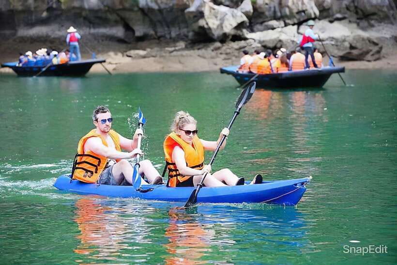 Hanoi: 5-Star Halong Bay Cruise with Lunch, Jacuzzi & Party - Bo Hon and Sung Sot Cave: Stalagmites, Stalactites, and Good Timing