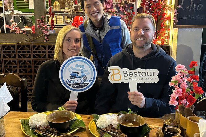 Hanoi After Dark Vespa Tour (4 hours): Street Food & Night Vibes - Hanoi Train Street at night: photos plus a drinky finale