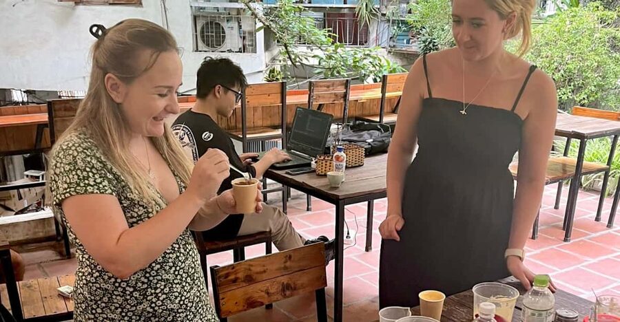 Hanoi Artisan Coffee Making Class with Train Street - Coconut coffee: tropical sweetness that still tastes like coffee
