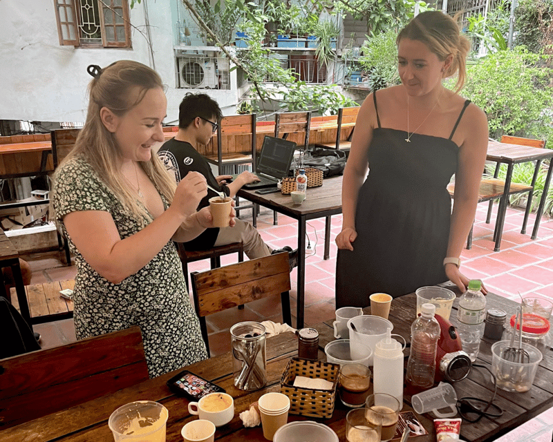 Hanoi Artisan Coffee Making Class with Train Street - Orange/Banana coffee: fruit notes with a coffee brain