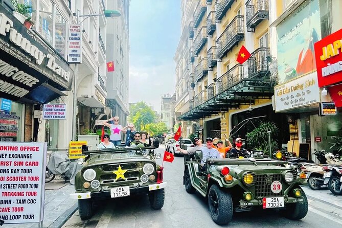 Hanoi Backstreet Jeep Tour : Hanoi HIGHTLIGHTS and HIDDEN GEMS - Phố Hồ Văn Chương backstreet riding: where the city’s real texture shows up