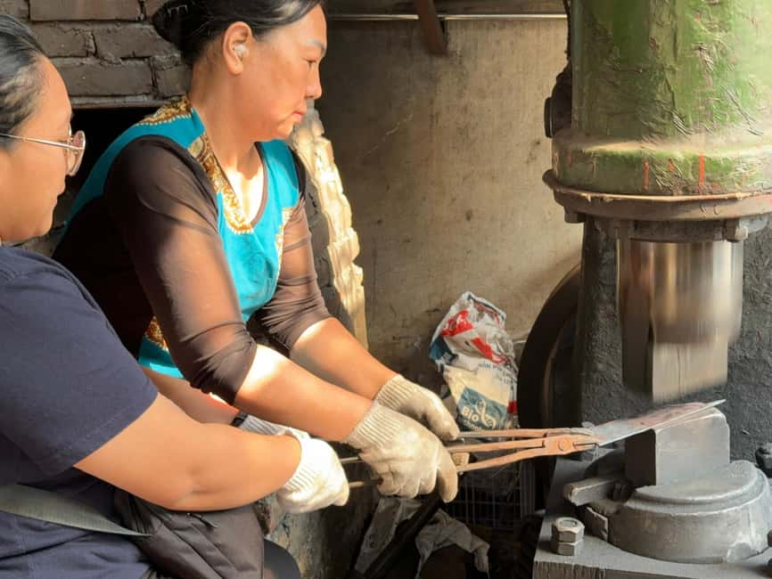 Hanoi Blacksmith Experience: Craft Your Knife from Scratch - Grinding and sharpening: turning a shape into a functional edge