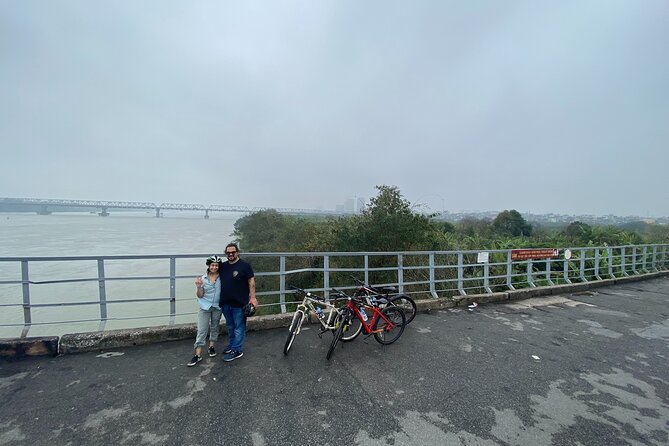 Hanoi City Bike Tour through Banana Island & Food Tasting - First big ride moment: Long Bien Bridge and the city’s river-to-road shift
