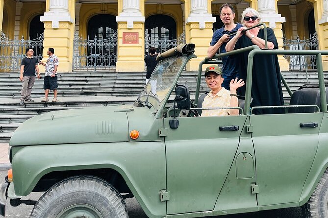Hanoi City Jeep Tour Half-day: Food, Culture & Fun (4 hours) - The Legend Jeep ride: why this setup works in Hanoi