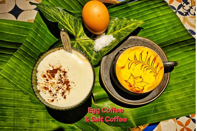 Hanoi Coffee Class with Egg, Coconut, Salt, and Dripping Coffee - Price and value: $25 for five drinks plus instruction