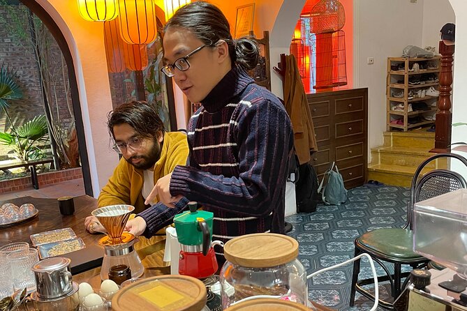 Hanoi Coffee Experience: 6 Brews, 9 Recipes & 3 Liquor Tastings - Pastries, garden seating, and the “slow down” moment
