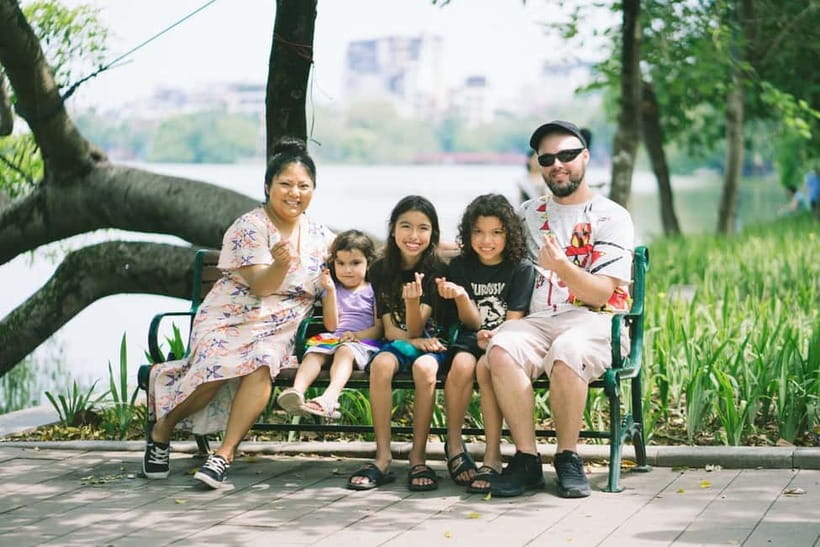 Hanoi Daylight Portraits: Preserve Your Memories - Hanoi Train Street: bold perspectives for street-story photos