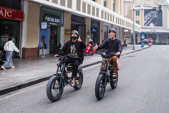 Hanoi E-Bike Tour - Hanoi's Must-See Highlights - St. Joseph’s Cathedral and Hoan Kiem Lake: two icons, two moods