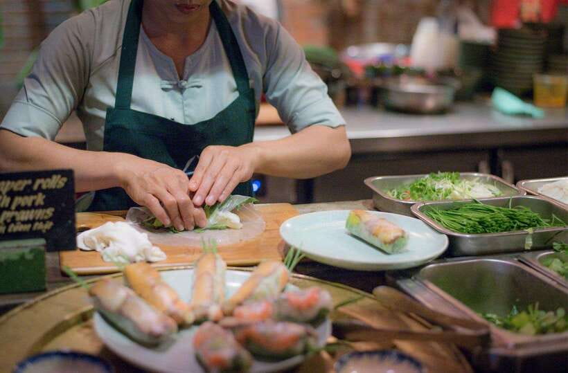 Hanoi Food Adventure: Vietnamese Market Tour & Cooking Class - The cooking studio lesson: four Vietnamese dishes, real technique, and room for questions