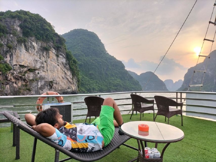 Hanoi: Ha Long Bay Day Cruise - Swimming, Meal, Kayaking - Food on board: seafood lunch, vegetarian possibilities, and allergy care