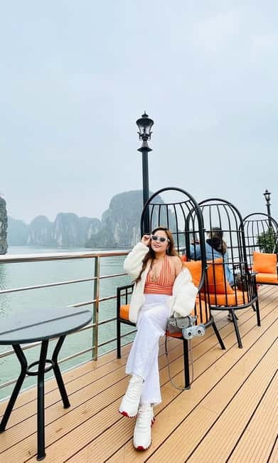 Hanoi: Ha Long Bay Full Day Trip - Amethyst Luxury Cruise - Sung Sot Cave: the largest cave stop with guided pacing