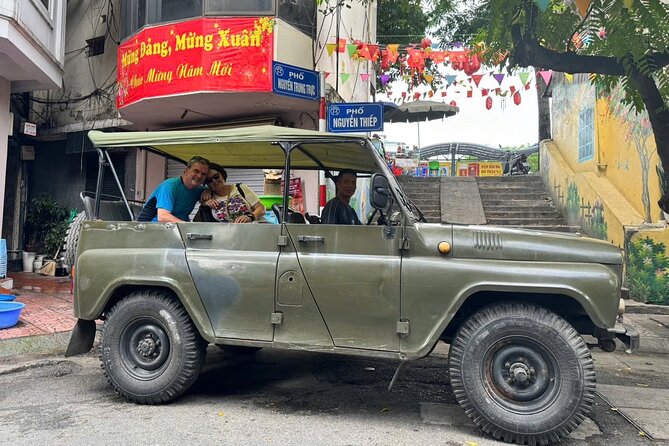 Hanoi Half Day City by Legendary Russian Jeep - French Architecture, Embassies, and Passing Long Bien Bridge