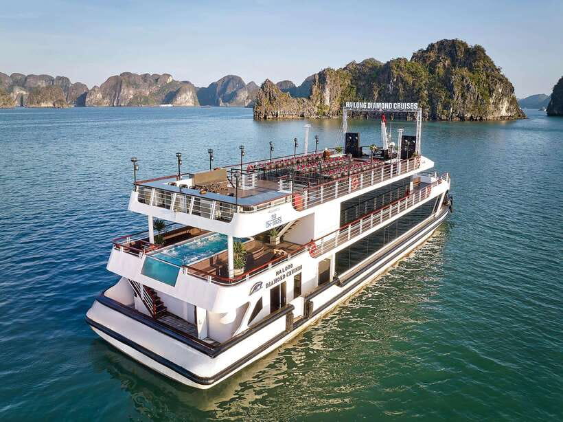Hanoi: Halong Bay Full-Day Tour with 5-star Diamond Cruise - The first cruise stretch: limestone icons and the Thumb Rock moment