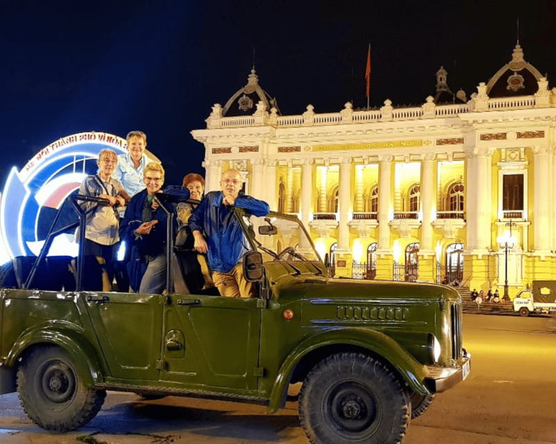 Hanoi: Historic Jeep Tour - New-Skyline Speed: Skyscrapers, Bridges, and Train-Street Moments
