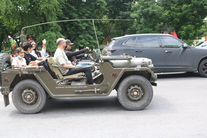 Hanoi Jeep City Tour combine Countryside Train Street, Hidden Gem - Landmarks on the Route: Ho Chi Minh Mausoleum, Literature Temple, and Long Bien Bridge
