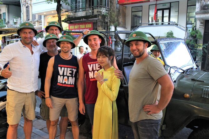 Hanoi Jeep Foodie Tours Led By Women - The night route: Old Quarter to West Lake to the big landmarks