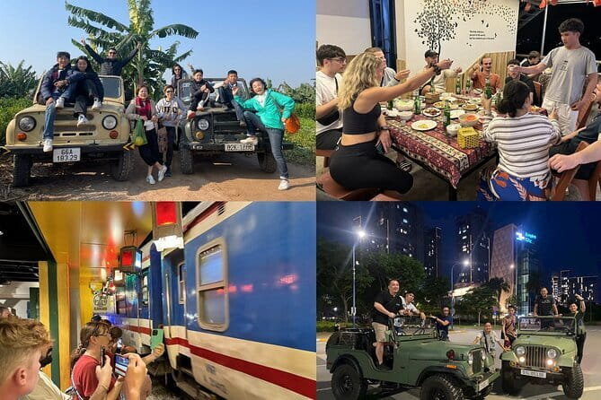 Hanoi Jeep Night Street Foodie Tour, Train Street and Egg Coffee - Old Quarter start: get your bearings fast (and start eating early)