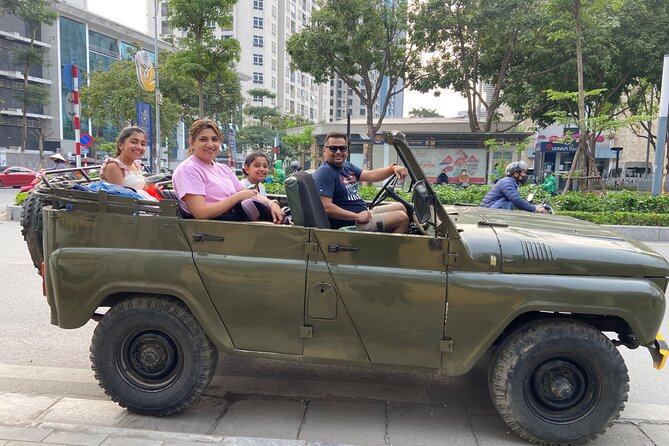 Hanoi Jeep Tour: City Highlights, Train St & Hidden Gems - Old Quarter meal stop with pho, bun cha, and spring rolls