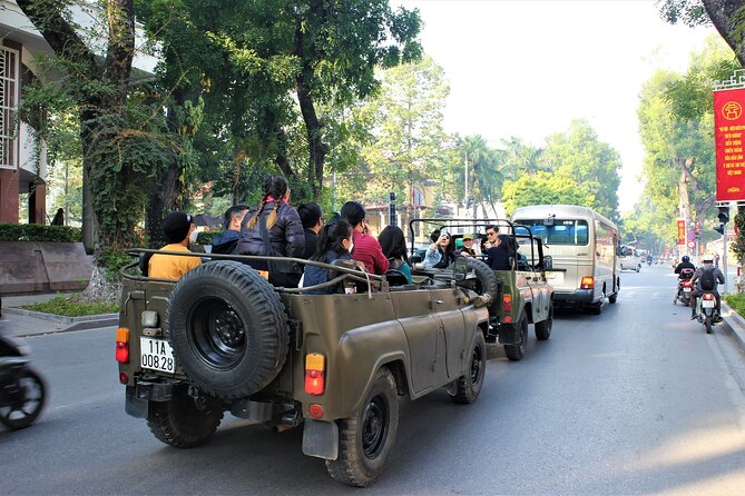 Hanoi Jeep Tours Led By Women: Hanoi City Jeep Tours - Ba Dinh Square area: pass-by views of major landmarks
