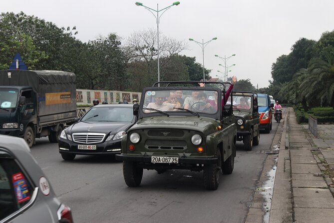 Hanoi Jeep Tours Led By Women: Hanoi City Jeep Tours - Reunification Train Tracks and egg coffee at Bếp Vua Chả Cá cơ sở 4