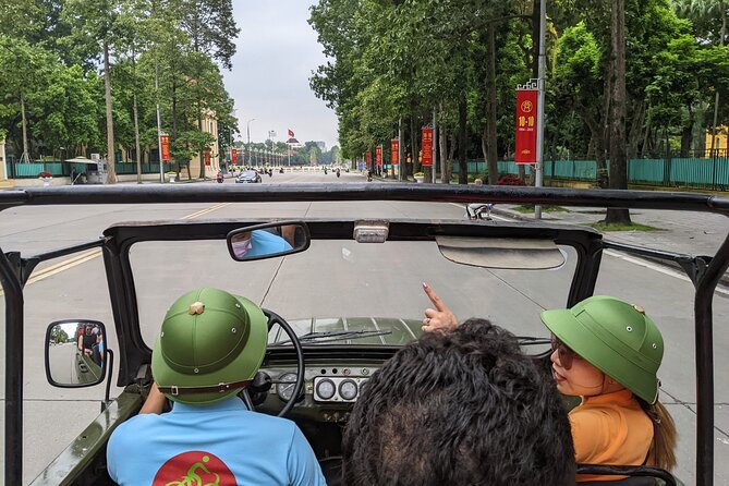 Hanoi Jeep Tours Led By Women: Hanoi City Jeep Tours Half Day - Temple of Literature and Reunification Railway Street district: where it all links up