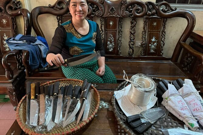 Hanoi Knife-Making Class:Join the Legacy in Blacksmith's Workshop - Your 2.5-Hour Workflow: Design, Forge, Shape, and Tar-Based Sharpening