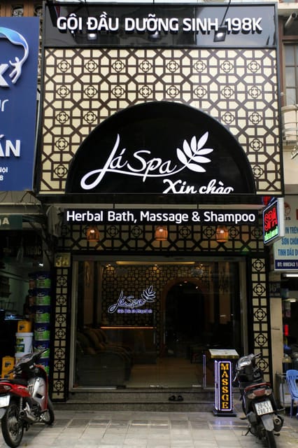 Hanoi Lá spa Massage 38: Combo Shampoo & body Massage 120' - The One-Hour Full-Body Massage with Natural Oils