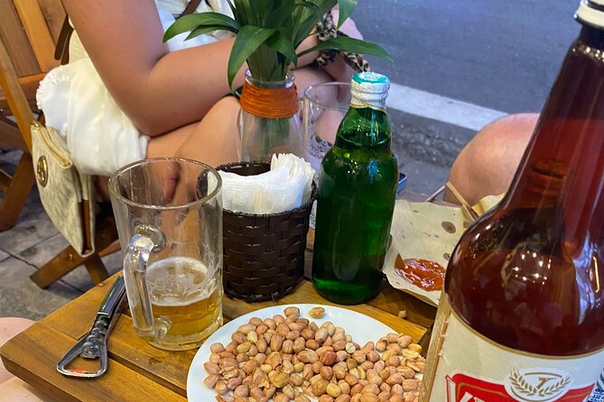 Hanoi Local Fresh Beer and Culinary Tour with Train Street Visit - Price and pacing for a $35 beer-and-snacks tour