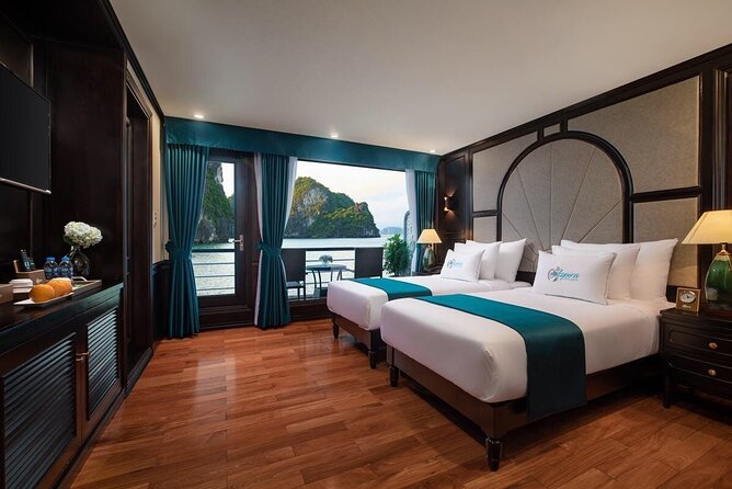 Hanoi: Luxury 3-Day Ninh Binh Trip and Halong 5-Star Cruises - Day 2 to Lan Ha Bay: Tuan Chau, a luxury ship day, and included water time