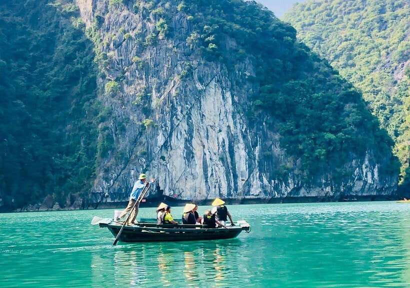 Hanoi: Luxury Lan Ha Bay Jade Sails Cruise with Buffet Lunch - Ao Ech Kayaking and Swimming: Quiet Water, Not Just Moving Photos