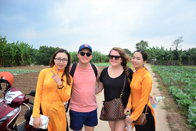 Hanoi Motorbike Led By Women: Hanoi Countryside Motorbike Tours - Stop 2: Co Loa Citadel Around 300BC, Plus Dirt Roads and Farming Photos