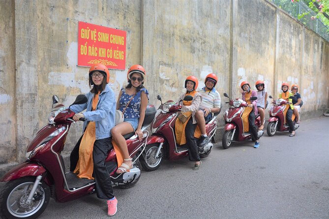 Hanoi Motorbike Tour Led By Women - City And Countryside Full Day - Dường Tàu (Reunification Train Track) and the old Hanoi texture