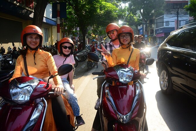 Hanoi Motorbike Tour Led By Women: Hanoi Motorbike Food Tours - Stop 2: Long Bien Bridge and a Banh cuon cooking-style stop